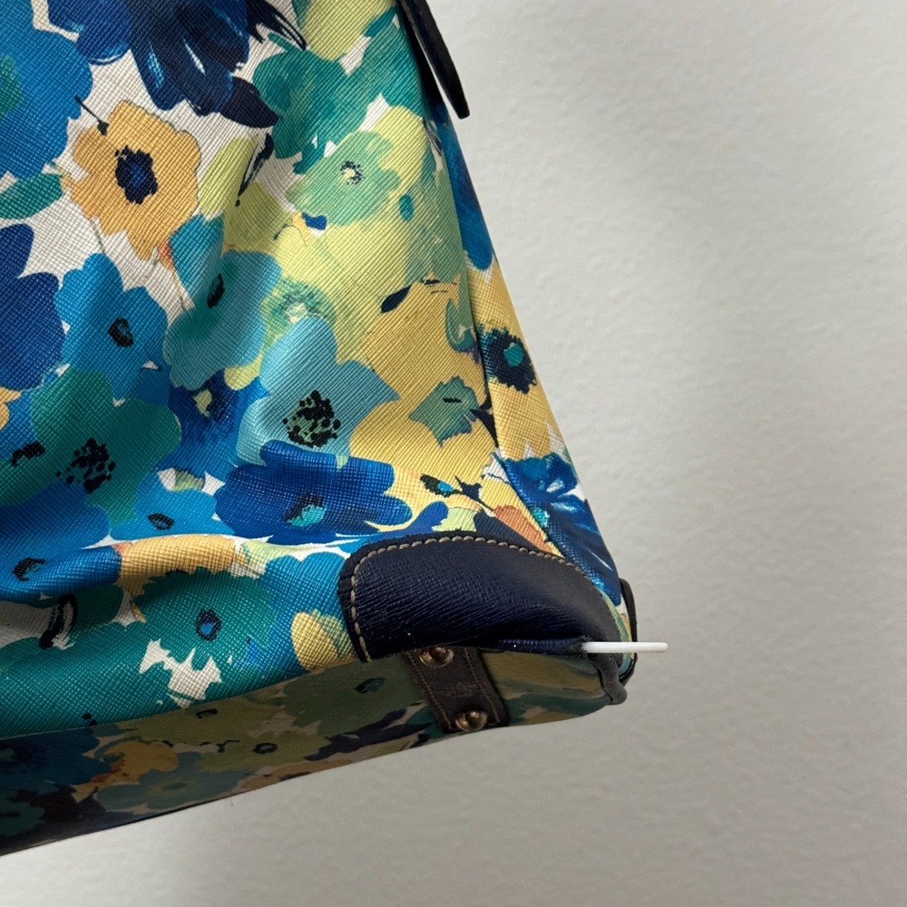 Dooney & Bourke Somerset Watercolor Floral Leather Hobo Bag Poppy Flower‎ AWL - Picture 2 of 6